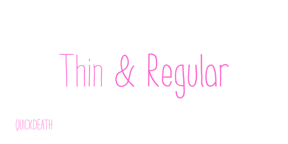Quick Death font