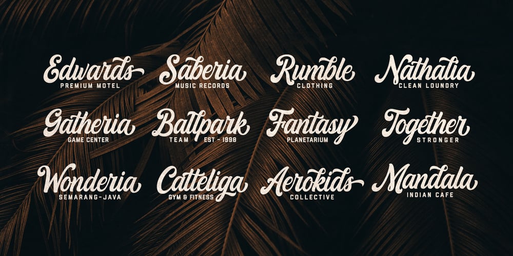Everland Script font