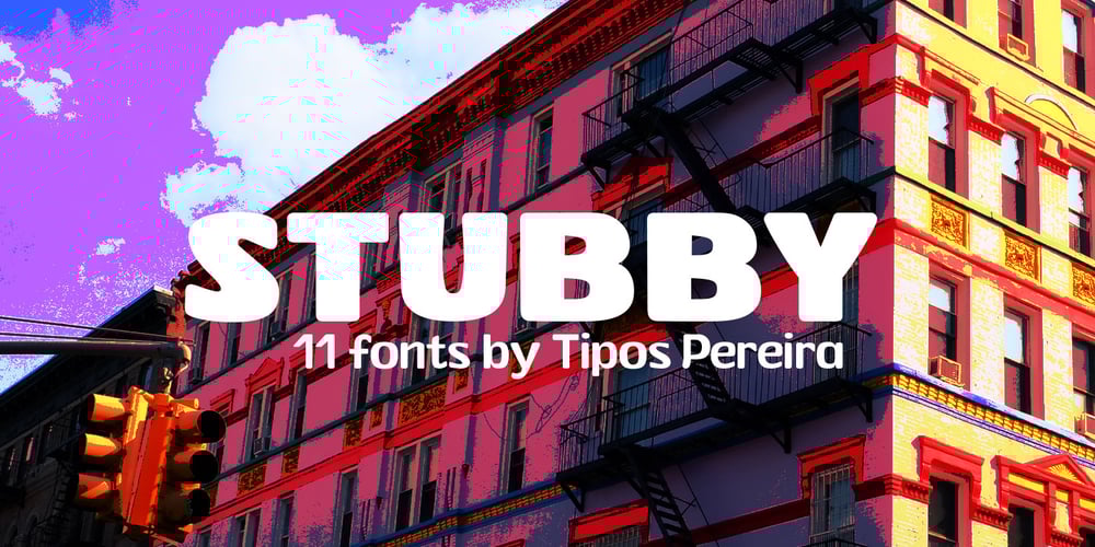 Stubby font