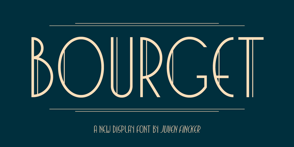 Bourget font