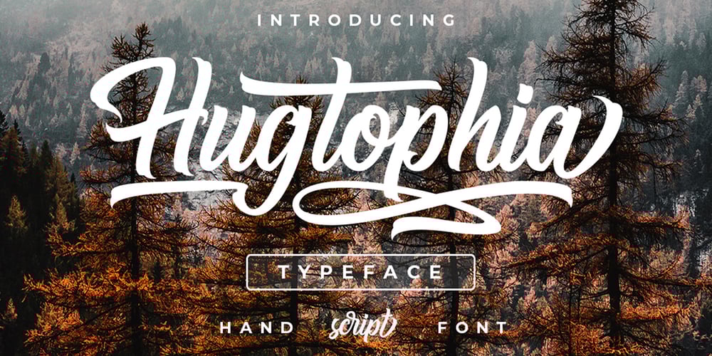Hugtophia font