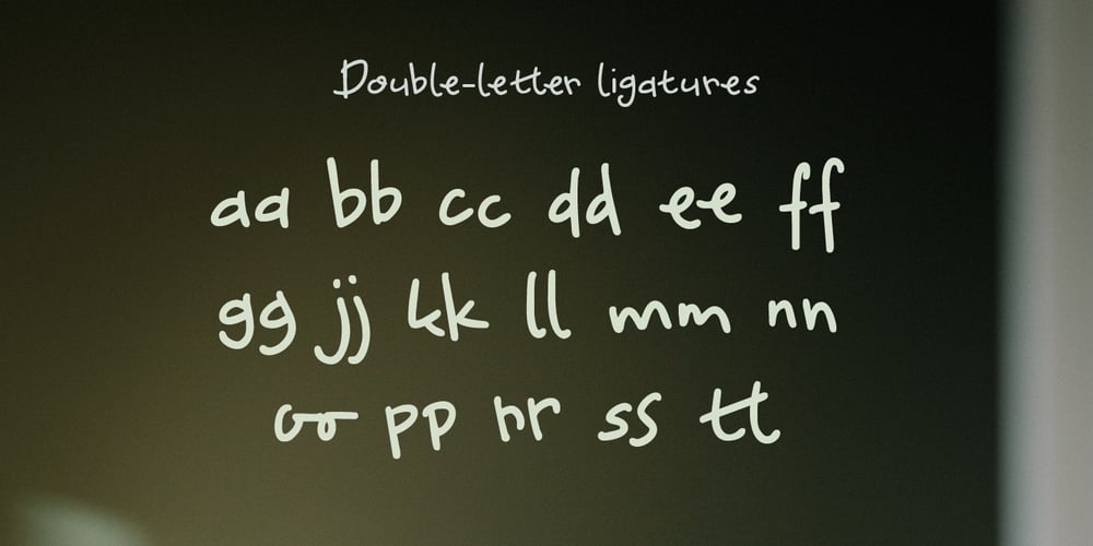 Waiting For My Girl font