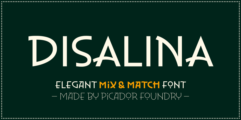 Disalina font