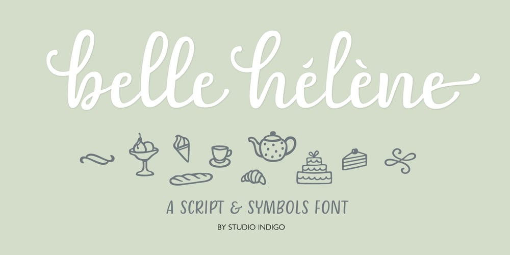 Belle Helene font