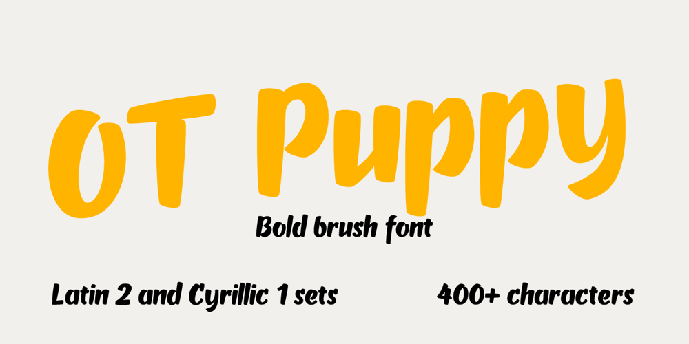 OT Puppy font