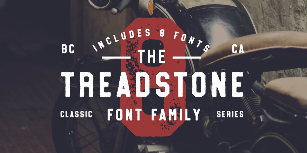 Treadstone font
