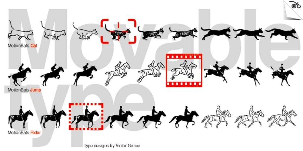 MotionBats font