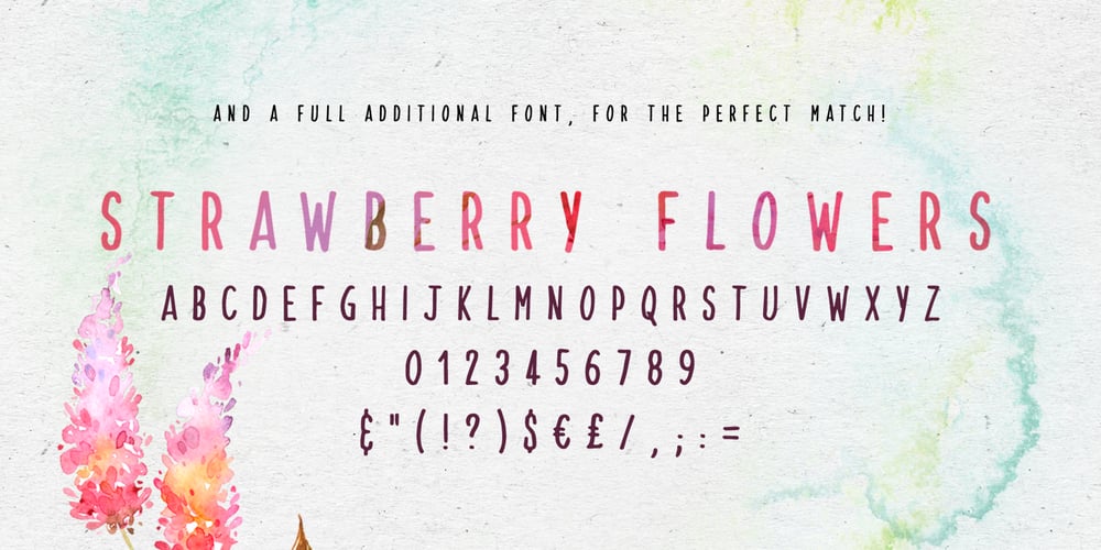Strawberry Blossom font