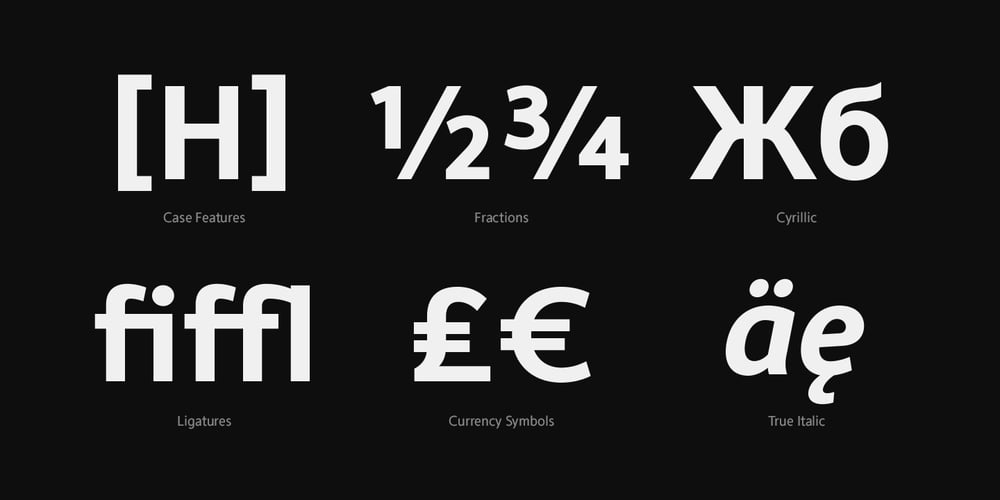 Conamore font