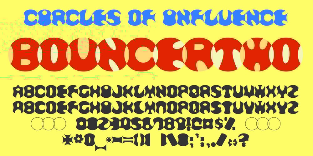 Bouncer font