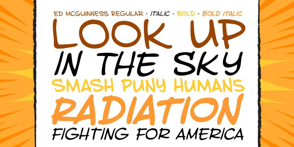 Ed McGuinness font