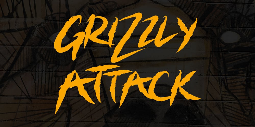 Grizzly Attack font