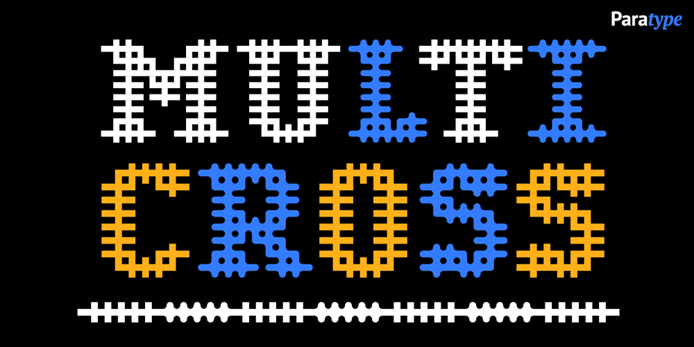 Multicross font