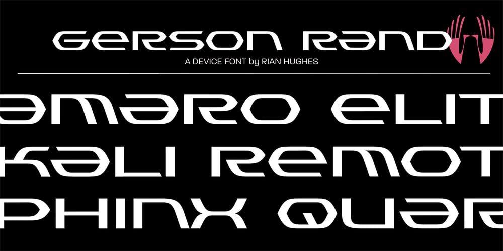 Gerson Rand font