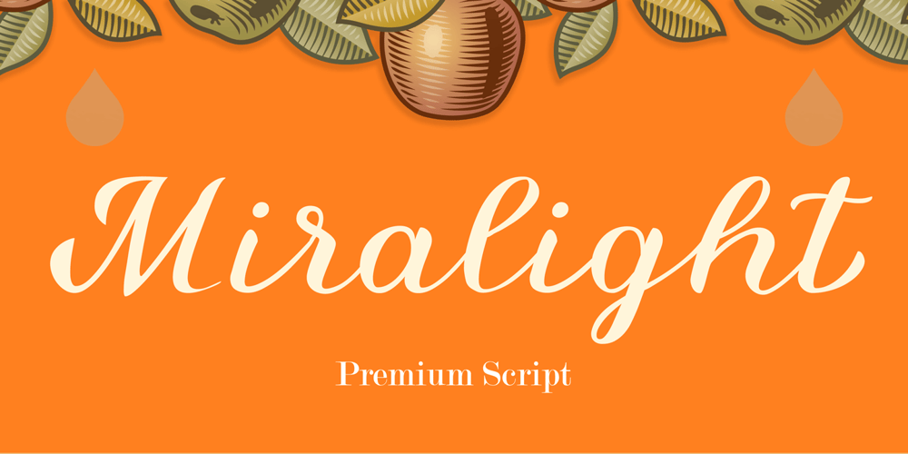Miralight font