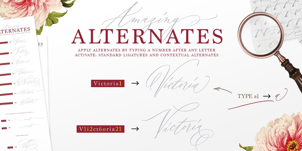 Outstanding Victoria font