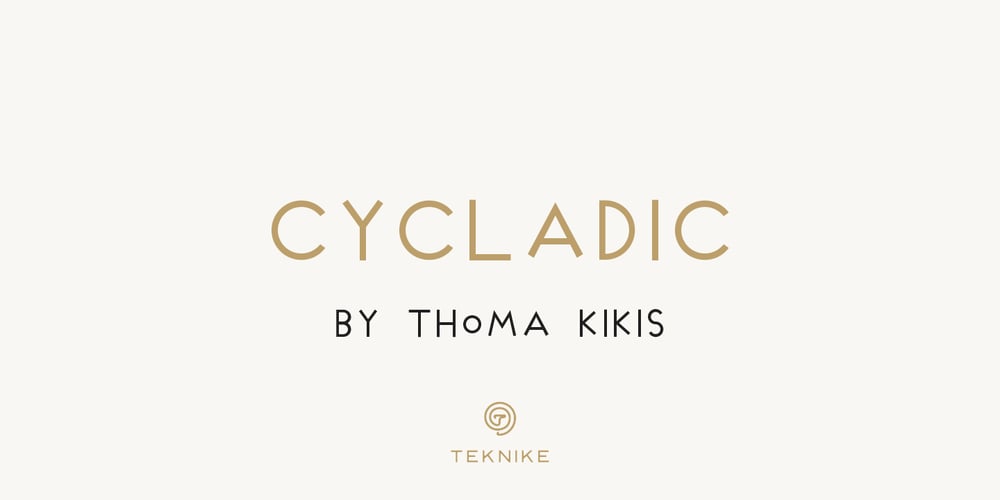 Cycladic font