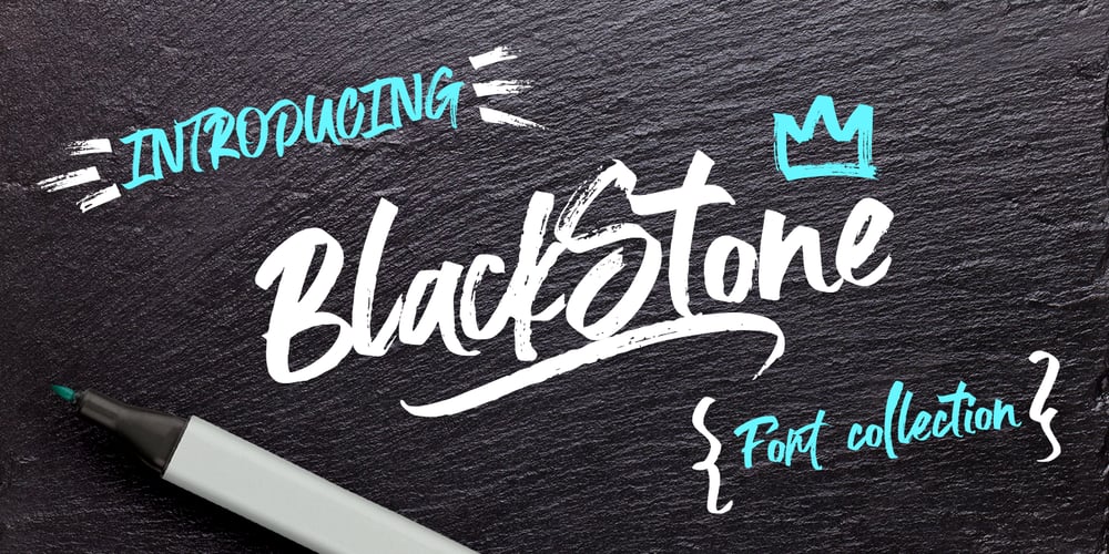 Black Stone Marker font