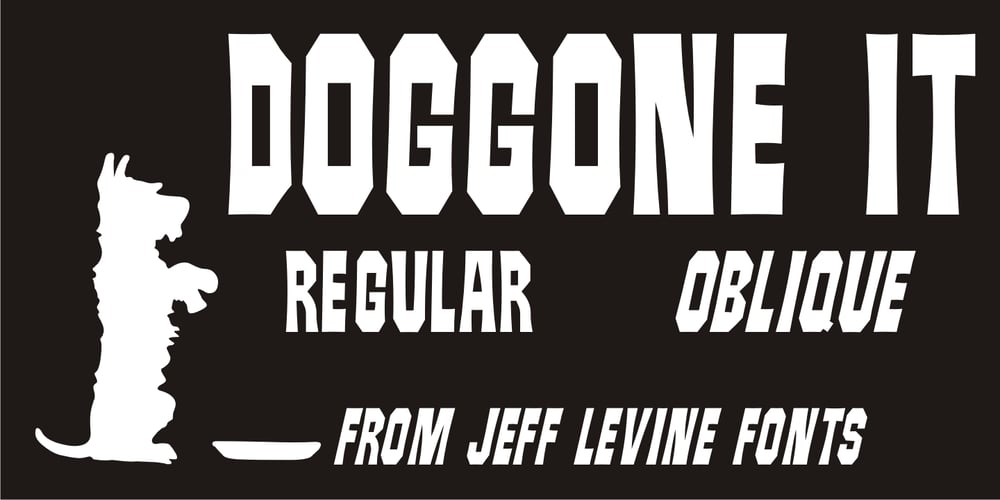 Doggone It JNL font