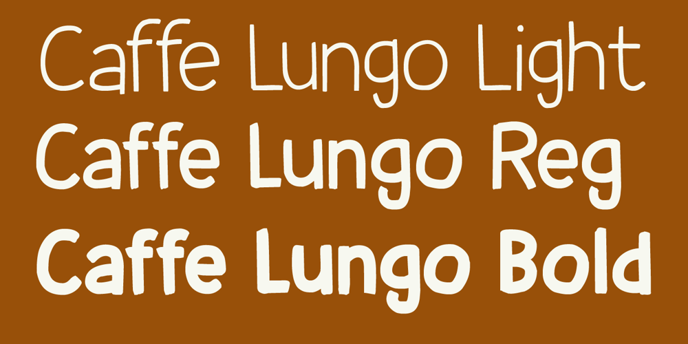 Caffe Lungo font