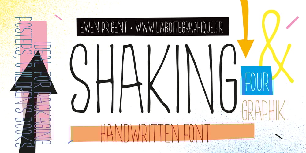 Shaking font