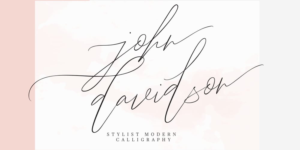John Davidson font