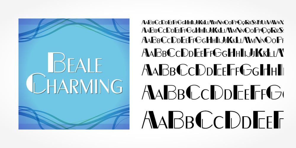Beale Charming font