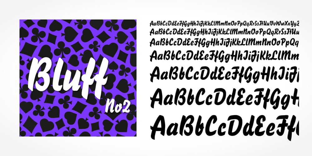 Bluff No2 font