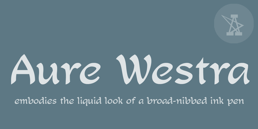 Aure Westra font