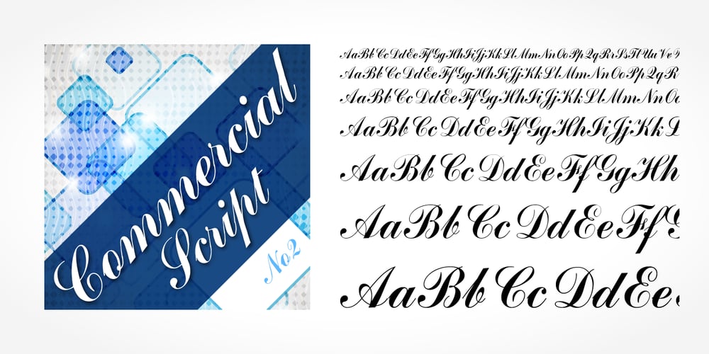 Commercial Script No2 font