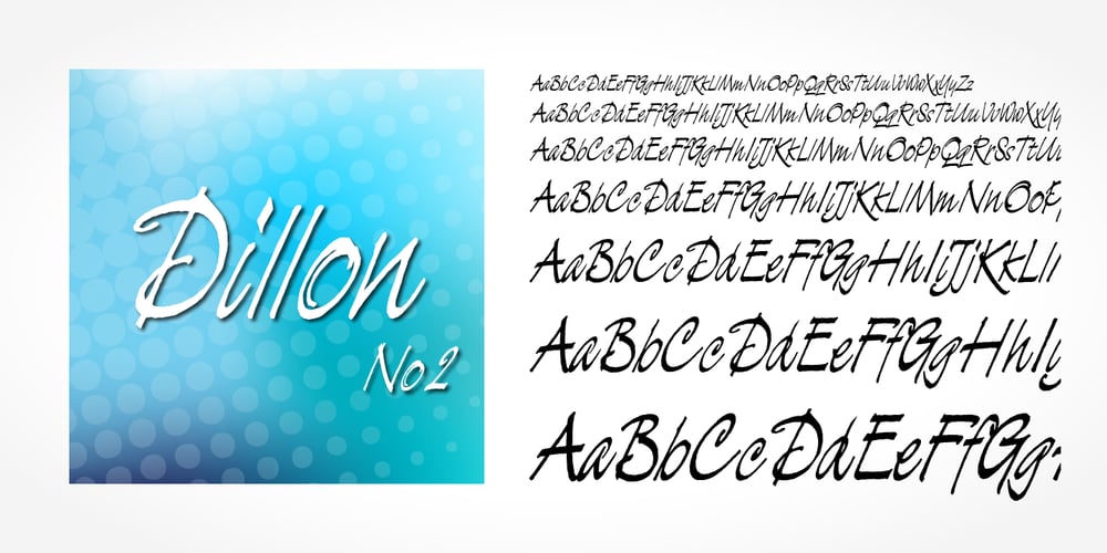 Dillon No2 font