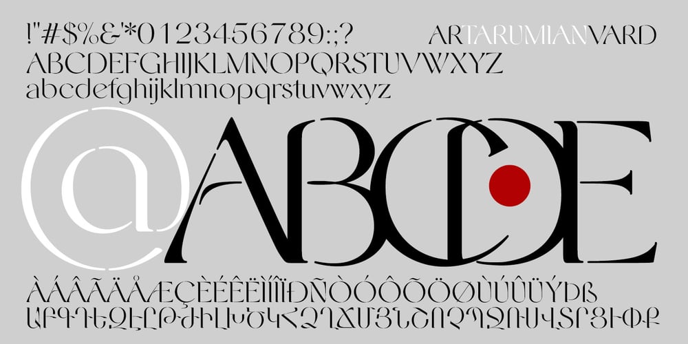 ArTarumianVard font