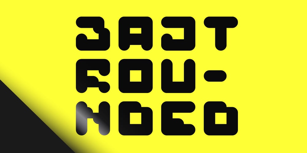 Bajt Rounded font