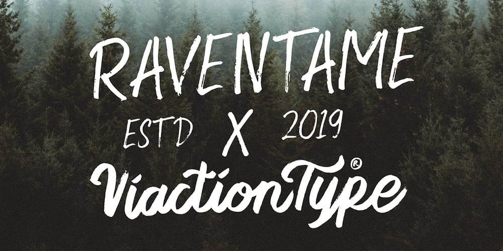 Raventame font