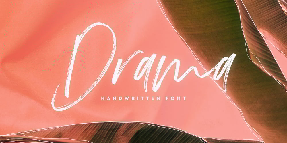 Drama font