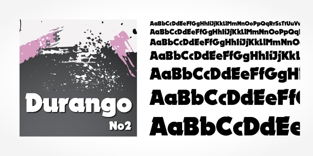 Durango No2 font