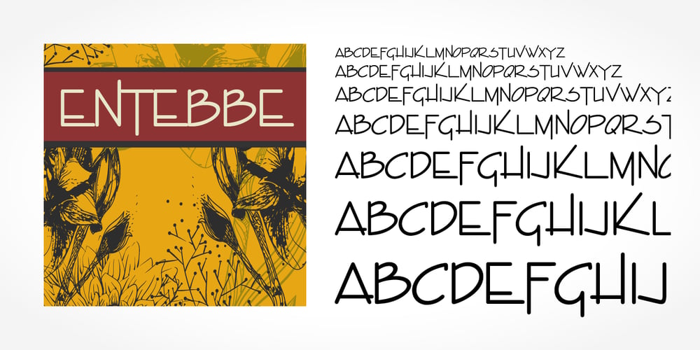 Entebbe font
