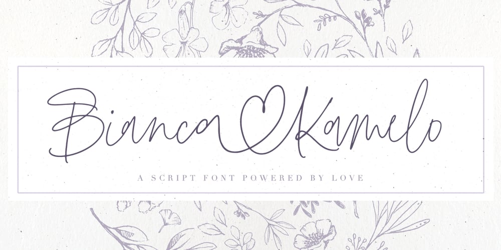 Bianca Kamelo font