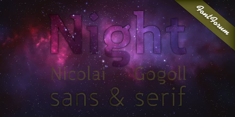 Nightsans font