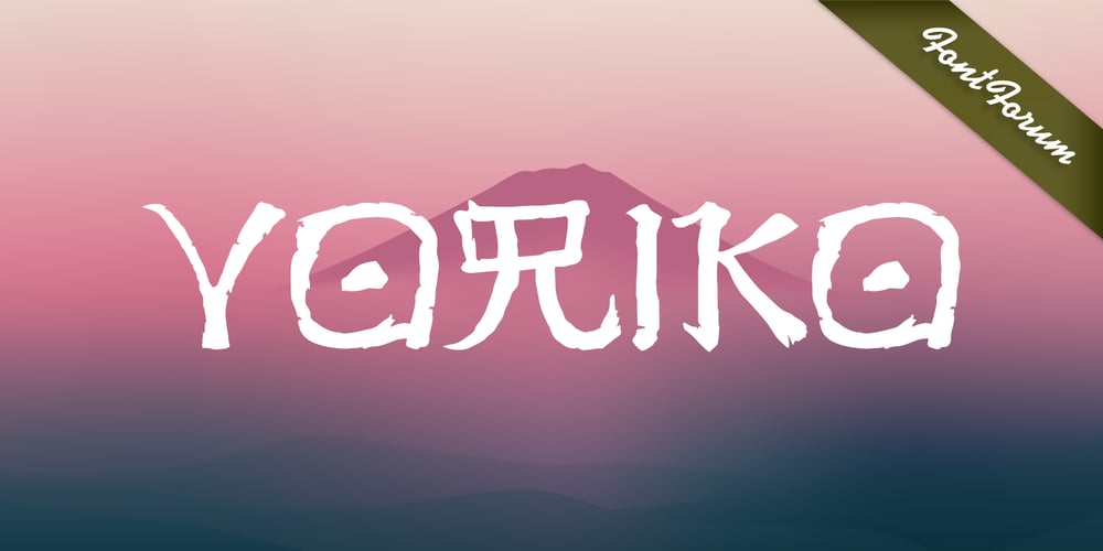 Yoriko font