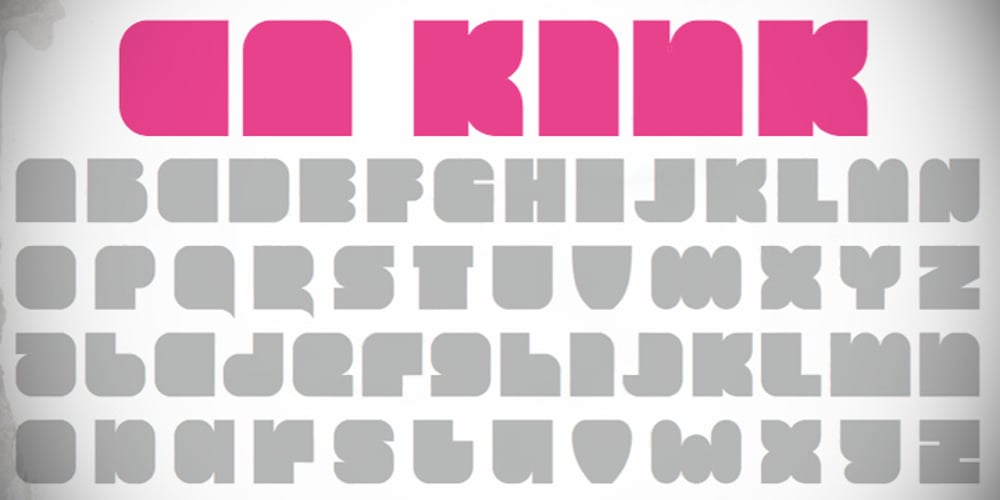 CA Kink font