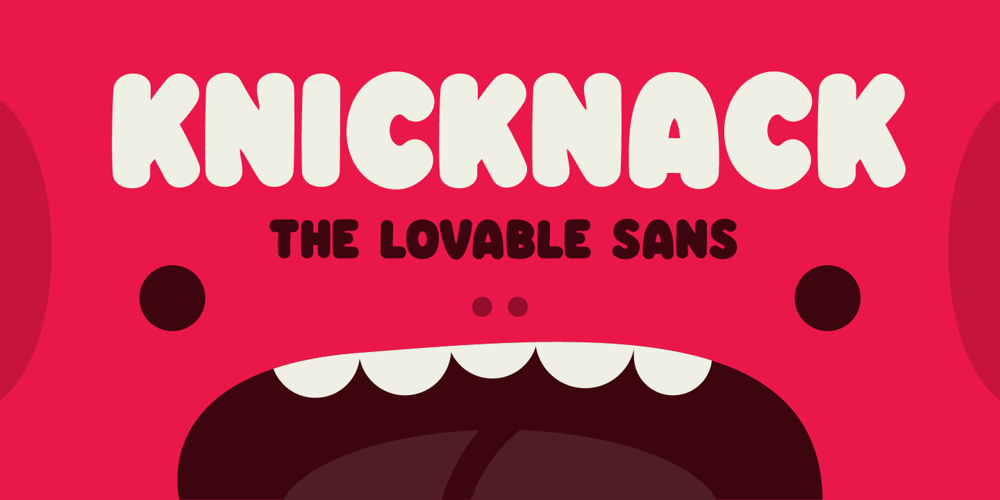 Knicknack font
