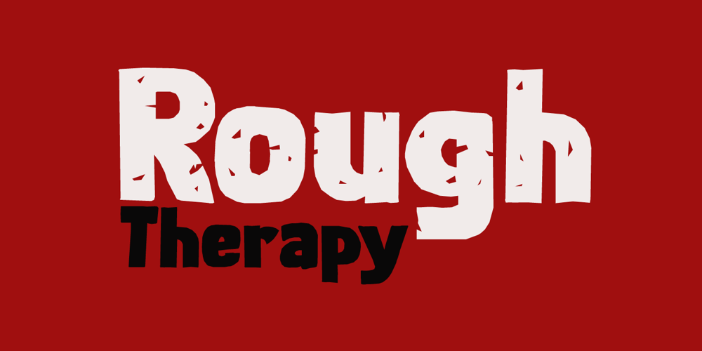 Rough Therapy font