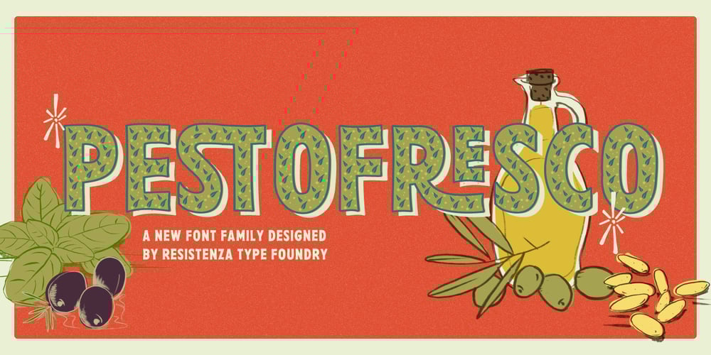Pesto Fresco font