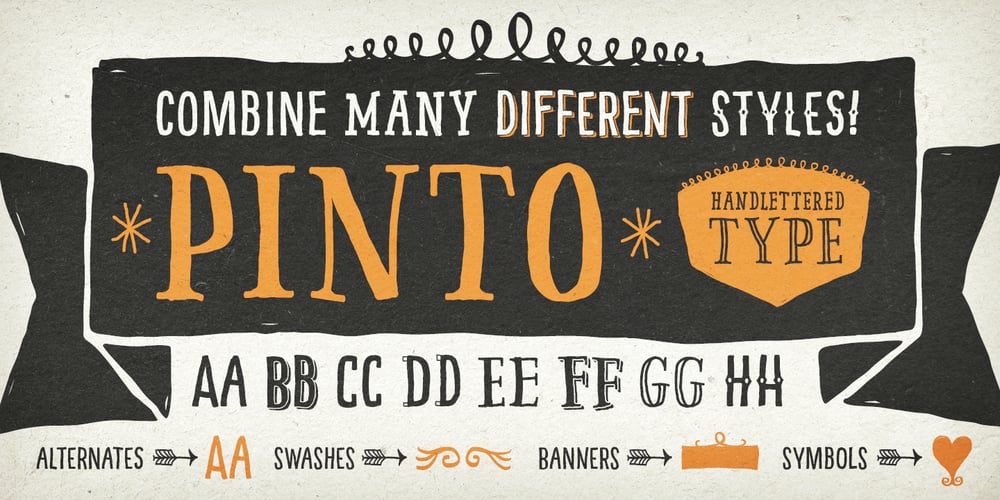 Pinto font