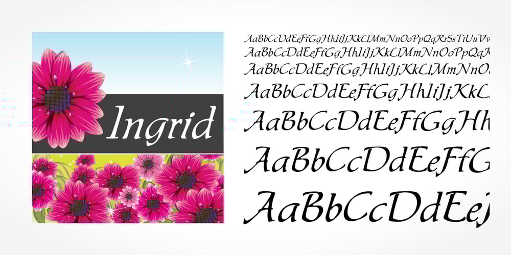 Ingrid font