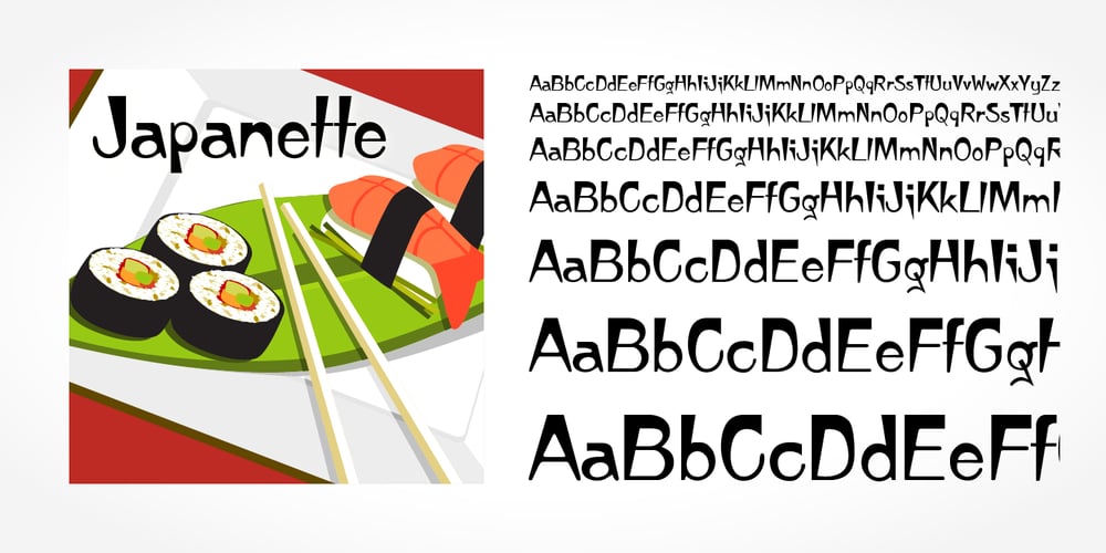 Japanette font