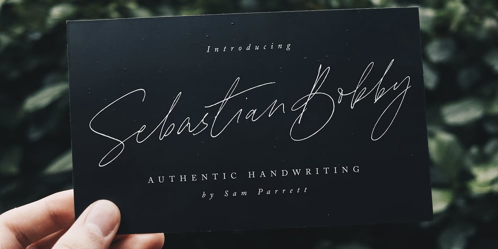 Sebastian Bobby font
