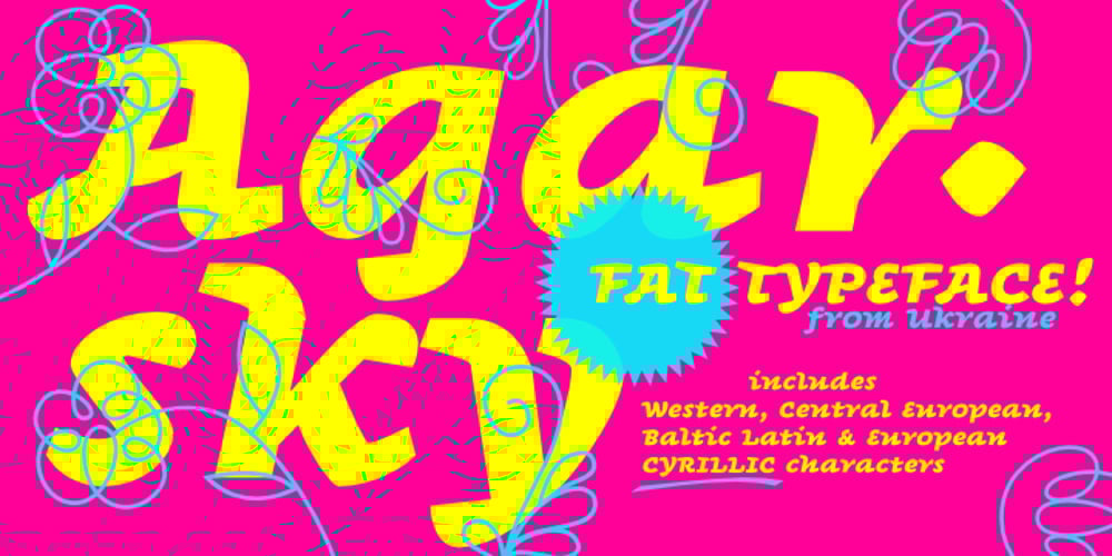 Agarsky font