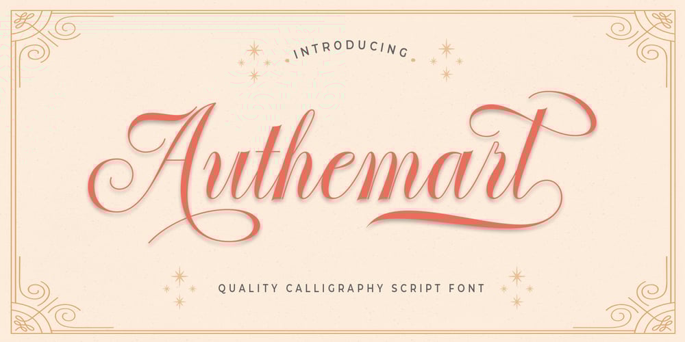 Authemart font